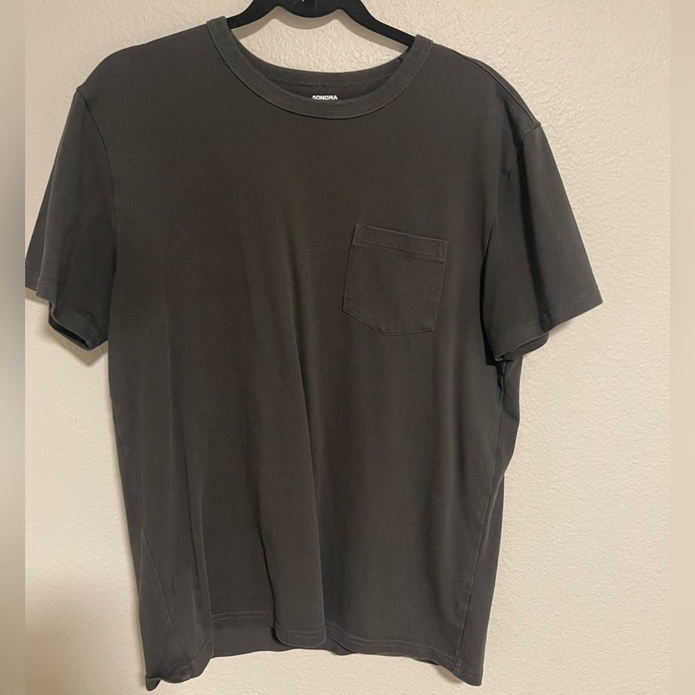 Sonoma women dark grey top size L